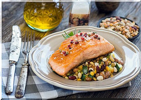 Salmon is a great option for getting protein and omega-3 fatty acids.