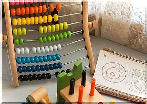 colorful abacus for learning math