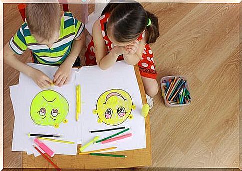 Children work on emotions